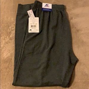 Russell Athletic Large Pants Blackheather Color
